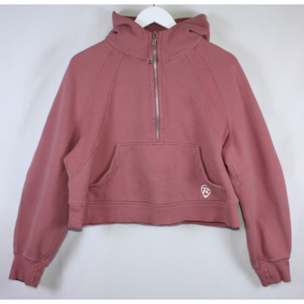 Lululemon Scuba Oversized Half-Zip Hoodie Brier Rose Size M/L Rock N Roll Series